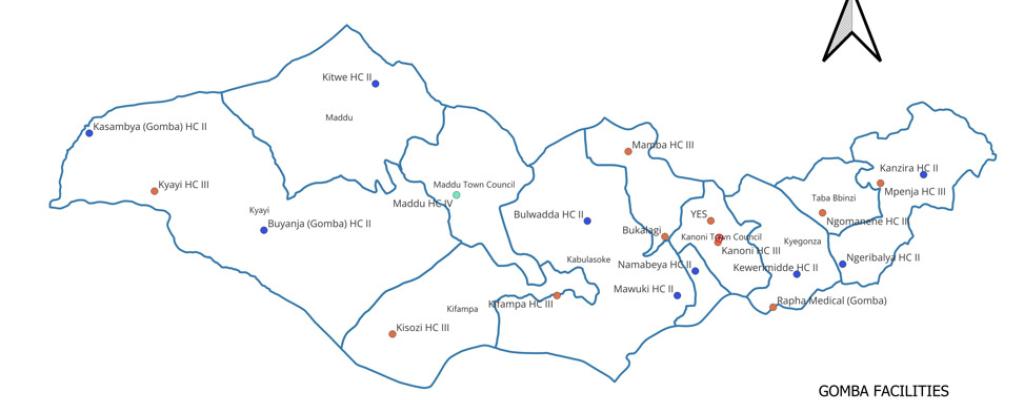 Health Centers In Gomba District Health Centers In Gomba District
